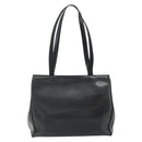 Salvatore Ferragamo Vala Tote Bag Leather Black Gold Auth ka4098-2