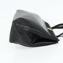 Salvatore Ferragamo Vala Tote Bag Leather Black Gold Auth ka4098-4