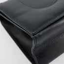 Salvatore Ferragamo Vala Shoulder Bag Leather Navy Gold Auth ka4099-16