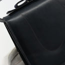 Salvatore Ferragamo Vala Shoulder Bag Leather Navy Gold Auth ka4099-10