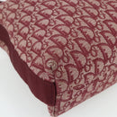 Christian Dior Trotter Canvas Shoulder Bag Red Silver Auth ka4100A-11