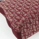 Christian Dior Trotter Canvas Shoulder Bag Red Silver Auth ka4100A-13