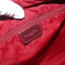 Christian Dior Trotter Canvas Shoulder Bag Red Silver Auth ka4100A-15