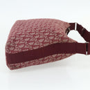 Christian Dior Trotter Canvas Shoulder Bag Red Silver Auth ka4100A-5