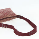 Christian Dior Trotter Canvas Shoulder Bag Red Silver Auth ka4100A-7