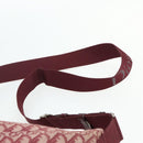 Christian Dior Trotter Canvas Shoulder Bag Red Silver Auth ka4100A-8