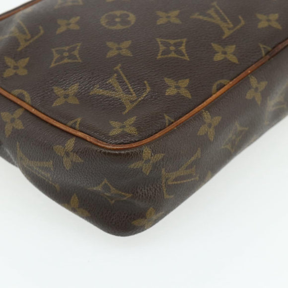LOUIS VUITTON Monogram Compiegne 23 Clutch Bag M51847 LV Auth ka4101