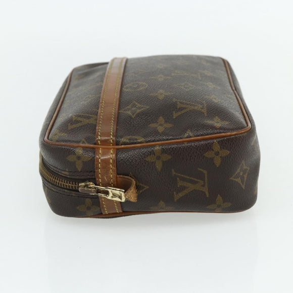 LOUIS VUITTON Monogram Compiegne 23 Clutch Bag M51847 LV Auth ka4101