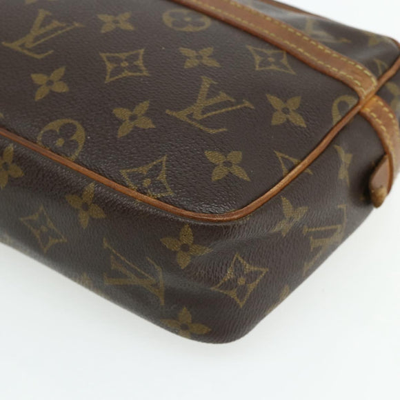 LOUIS VUITTON Monogram Compiegne 23 Clutch Bag M51847 LV Auth ka4101