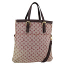 LOUIS VUITTON Monogram Mini Françoise Bag 2way Red Cherry M92210 LV Auth ka4102-1