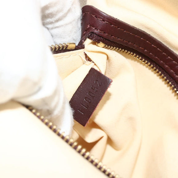 LOUIS VUITTON Monogram Mini Françoise Bag 2way Red Cherry M92210 LV Auth ka4102