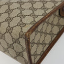 GUCCI GG Supreme Web Sherry Line Hand Bag PVC Beige Gold 002 4083 39 Auth ka4103-8
