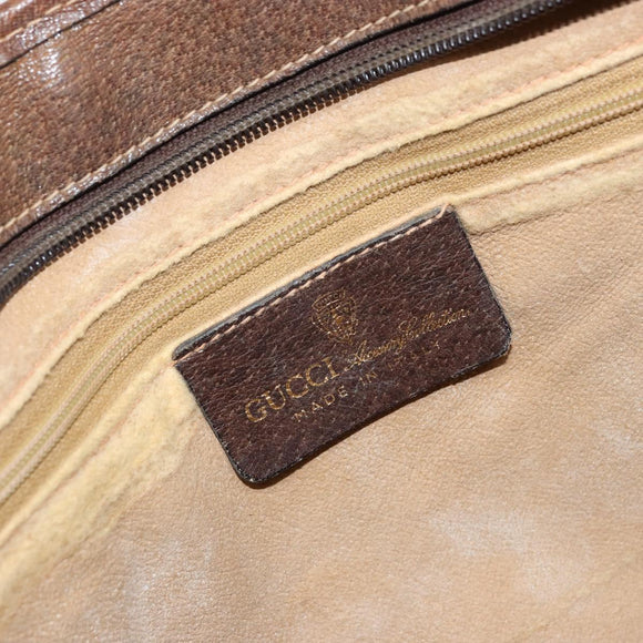 GUCCI GG Supreme Web Sherry Line Hand Bag PVC Beige Gold 002 4083 39 Auth ka4103