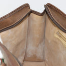 GUCCI GG Supreme Web Sherry Line Hand Bag PVC Beige Gold 002 4083 39 Auth ka4103-22