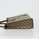 GUCCI GG Supreme Web Sherry Line Hand Bag PVC Beige Gold 002 4083 39 Auth ka4103-4