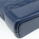 CHANEL Chain Gabriel De Chanel Bag Caviar Skin Blue Gold CC Auth ka4104SAV-13