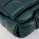 BOTTEGA VENETA MAXI INTRECCIATO Padded Cassette Bag Leather Green Auth ka4105SAV-14