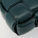 BOTTEGA VENETA MAXI INTRECCIATO Padded Cassette Bag Leather Green Auth ka4105SAV-16