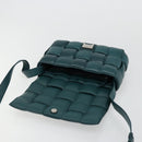 BOTTEGA VENETA MAXI INTRECCIATO Padded Cassette Bag Leather Green Auth ka4105SAV-10