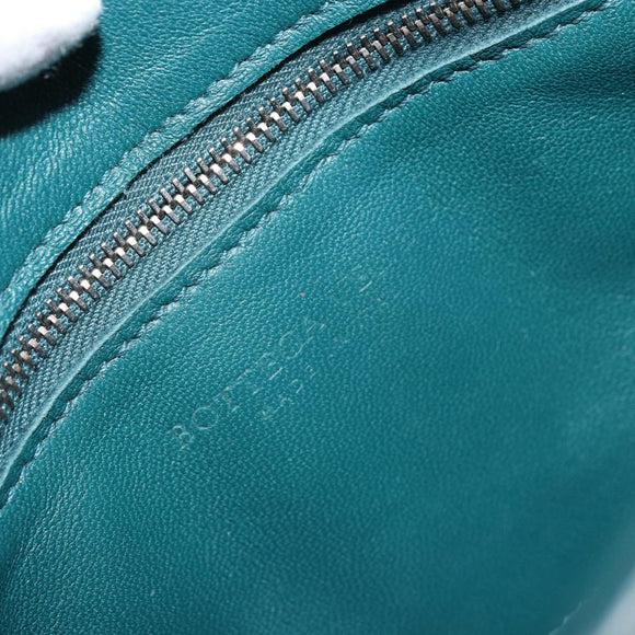 BOTTEGA VENETA MAXI INTRECCIATO Padded Cassette Bag Leather Green Auth ka4105SAV