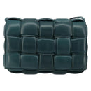 BOTTEGA VENETA MAXI INTRECCIATO Padded Cassette Bag Leather Green Auth ka4105SAV-13
