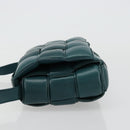 BOTTEGA VENETA MAXI INTRECCIATO Padded Cassette Bag Leather Green Auth ka4105SAV-4