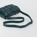 BOTTEGA VENETA MAXI INTRECCIATO Padded Cassette Bag Leather Green Auth ka4105SAV-7