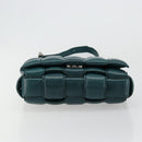 BOTTEGA VENETA MAXI INTRECCIATO Padded Cassette Bag Leather Green Auth ka4105SAV-5