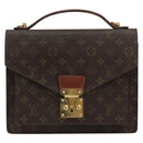 LOUIS VUITTON Monogram Monceau 28 Hand Bag M51185 LV Auth ka4106-13