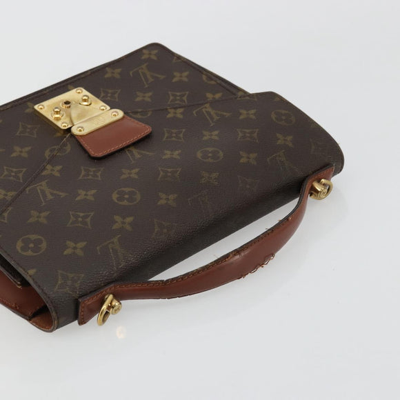 LOUIS VUITTON Monogram Monceau 28 Hand Bag M51185 LV Auth ka4106