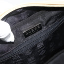 LOEWE Hand Bag Leather Beige Silver Auth ka4107-17