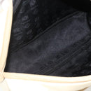 LOEWE Hand Bag Leather Beige Silver Auth ka4107-11