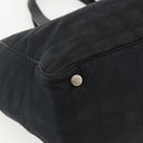 CHANEL New Travel Line Tote Bag Nylon Black gold CC Auth ka411-11