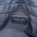 CHANEL New Travel Line Tote Bag Nylon Black gold CC Auth ka411-14