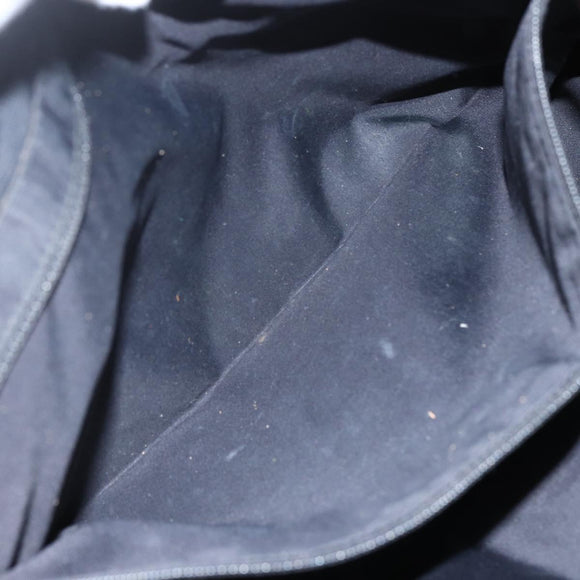 CHANEL New Travel Line Tote Bag Nylon Black gold CC Auth ka411