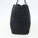 CHANEL New Travel Line Tote Bag Nylon Black gold CC Auth ka411-4