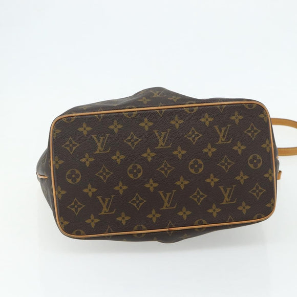 LOUIS VUITTON Monogram Palermo PM Tote Bag M40145 LV Auth ka4111A