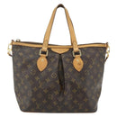 LOUIS VUITTON Monogram Palermo PM Tote Bag M40145 LV Auth ka4111A-13