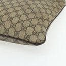 GUCCI GG Supreme Shoulder Bag PVC Beige Gold 201446 Auth ka4112-10