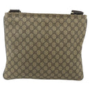 GUCCI GG Supreme Shoulder Bag PVC Beige Gold 201446 Auth ka4112-3