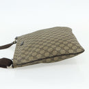 GUCCI GG Supreme Shoulder Bag PVC Beige Gold 201446 Auth ka4112-4
