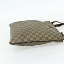GUCCI GG Supreme Shoulder Bag PVC Beige Gold 201446 Auth ka4112-5