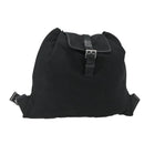 PRADA Backpack Nylon Black Silver Auth ka4116A-1