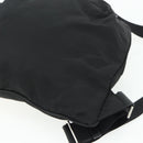PRADA Backpack Nylon Black Silver Auth ka4116A-12