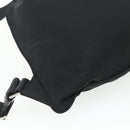 PRADA Backpack Nylon Black Silver Auth ka4116A-13