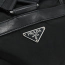 PRADA Backpack Nylon Black Silver Auth ka4116A-14