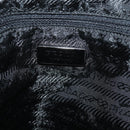 PRADA Backpack Nylon Black Silver Auth ka4116A-16
