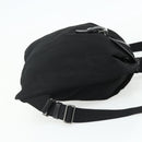 PRADA Backpack Nylon Black Silver Auth ka4116A-5