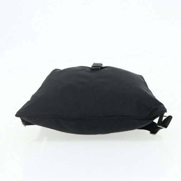 PRADA Backpack Nylon Black Silver Auth ka4116A