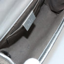 GUCCI Chain Shoulder Bag Leather Gold Silver 409487 Auth ka4117-11
